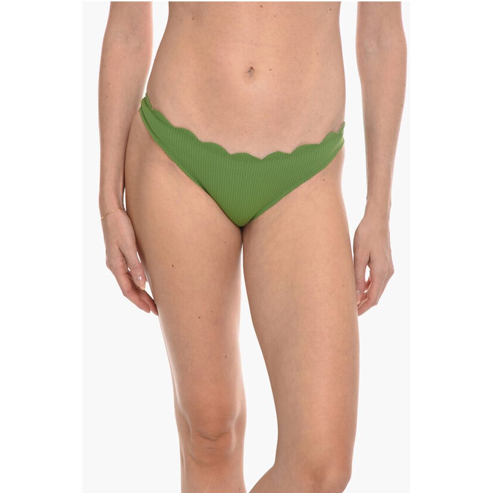 Marysia Reversible Santa Barbara Bikini Bottom With Scalloped Hem
