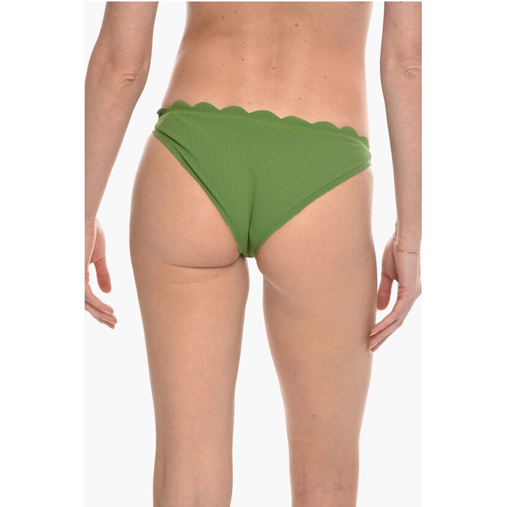 Marysia Reversible Santa Barbara Bikini Bottom With Scalloped Hem