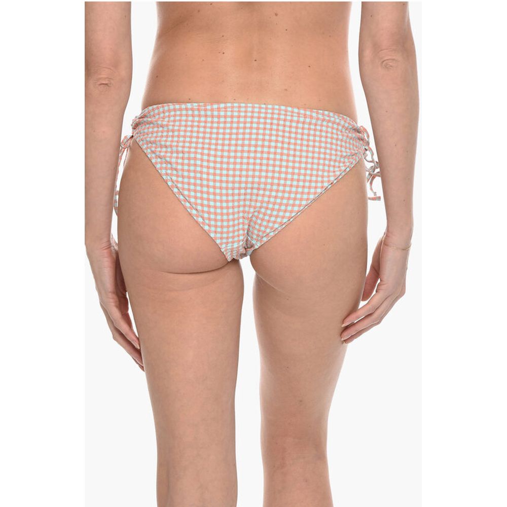 Samsoe Samsoe Gingham Checked Filippa Tie Side Bikini Bottom