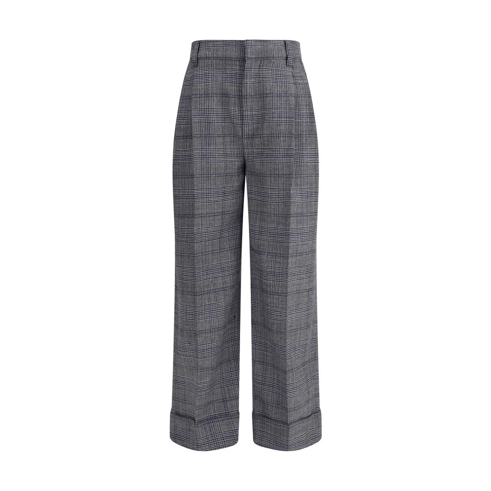 Brunello Cucinelli Prince Of Wales Patterned Pant