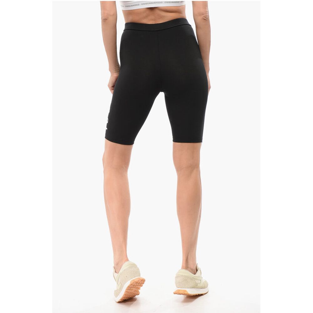 Dsquared² Underwear Icon Biker Leggings With Print