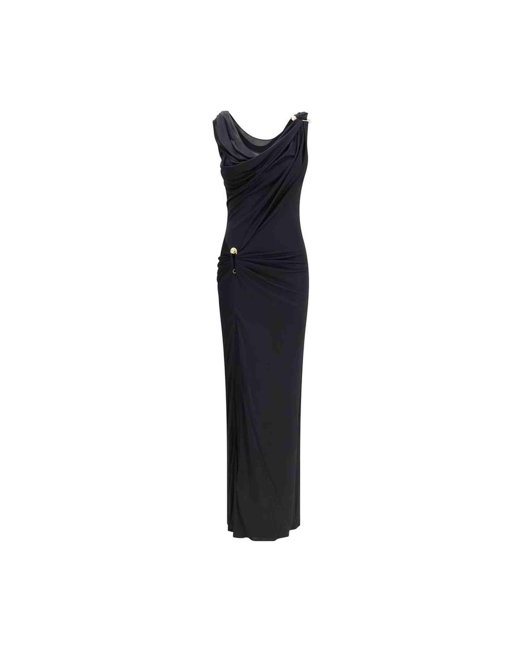Versace Jersey Draped Long Dress Glam Steals