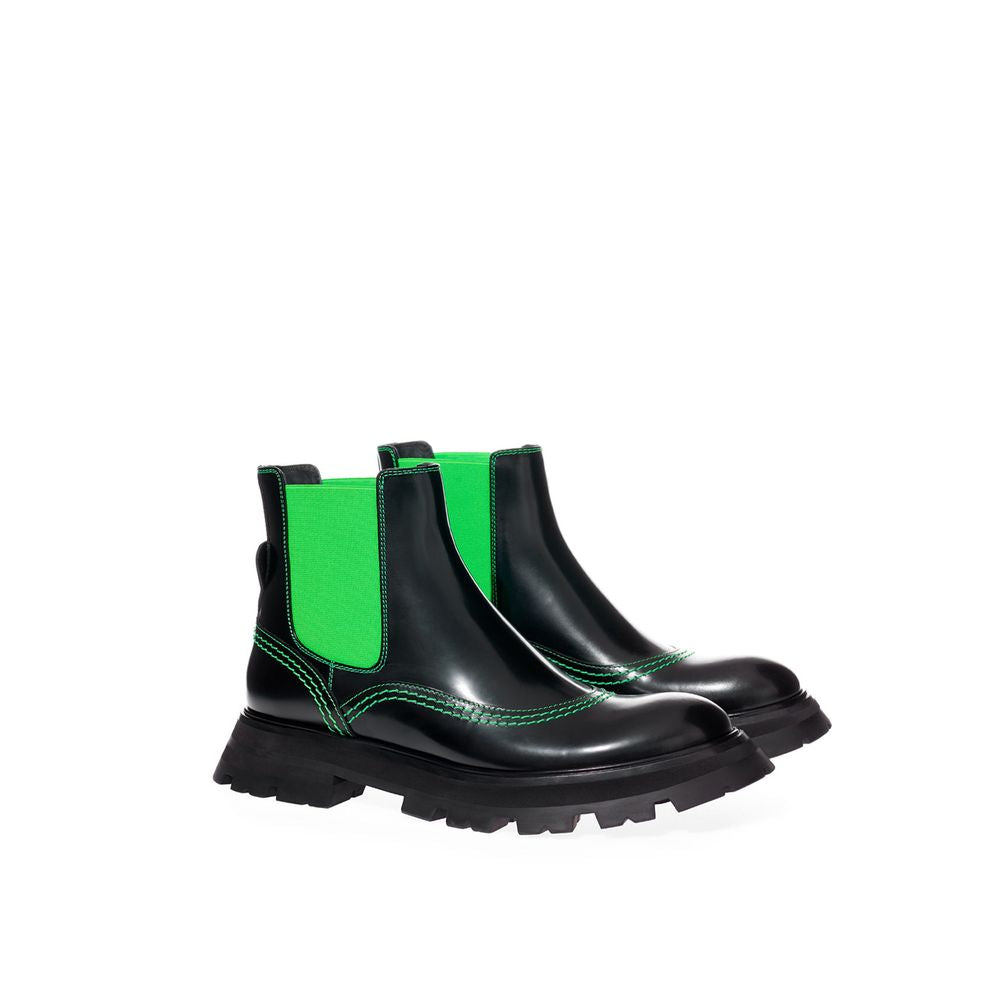 Alexander Mcqueen Multicolor Leather Boot