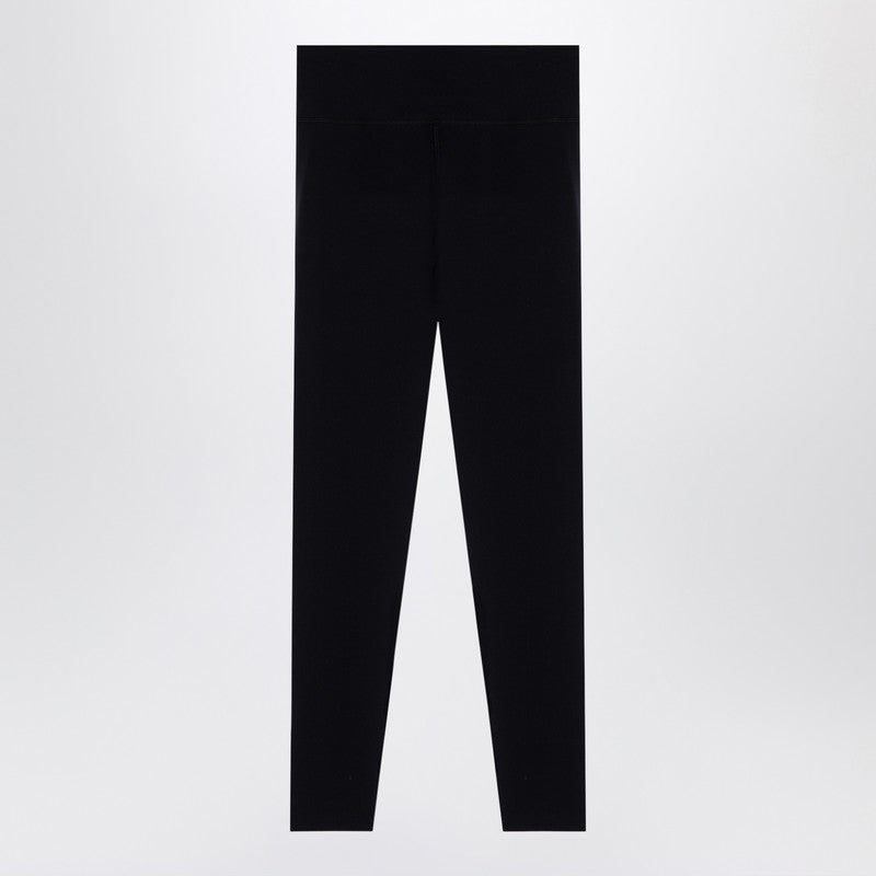 Balenciaga Black Nylon Activewear Leggings In Matt Blend Glam Steals