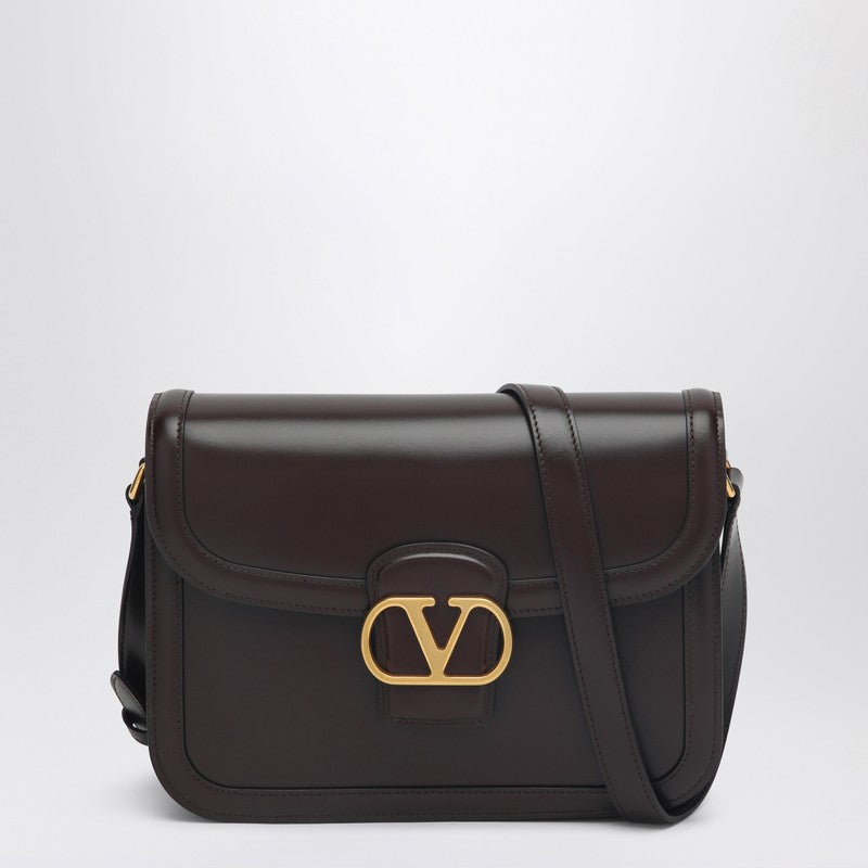 Valentino Brown Leather Garavani 9to5 Bag Glam Steals