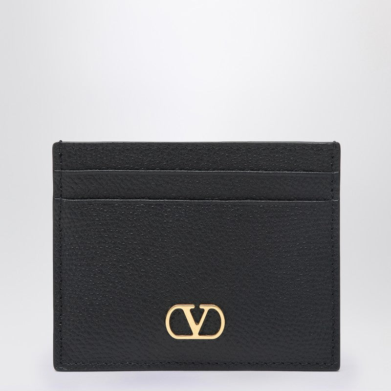 Valentino Black Garavani Vlogo Signature Credit Card Holder Glam Steals