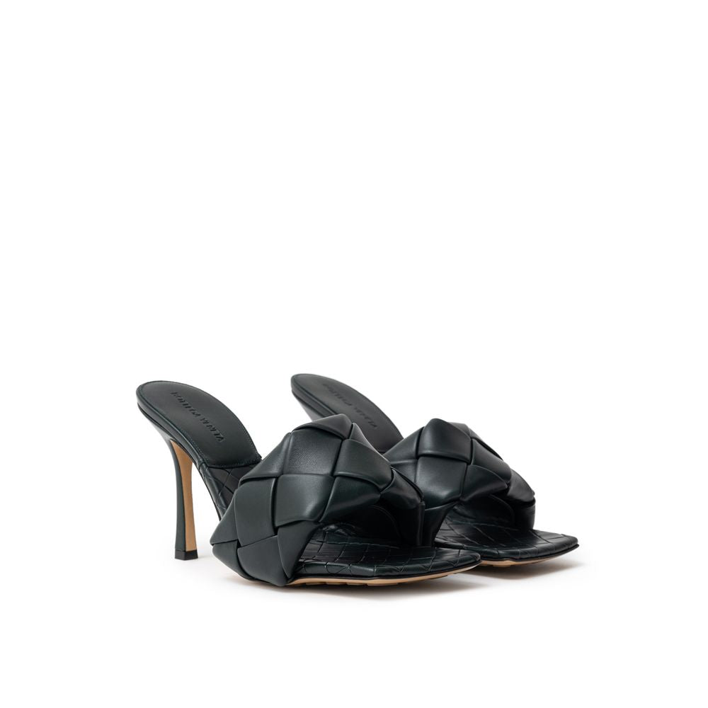 Bottega Veneta Green Leather Sandals Glam Steals