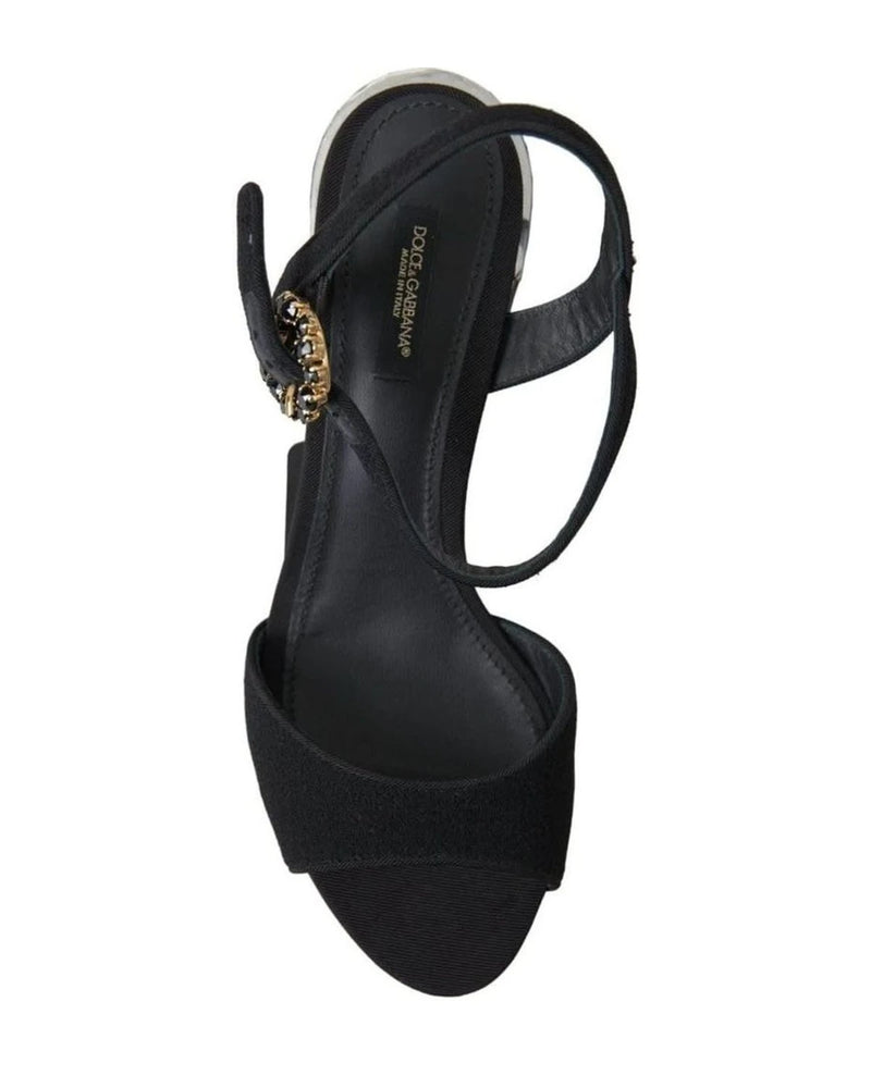 Dolce & Gabbana Mirror Heel Ankle Strap Sandals Heels