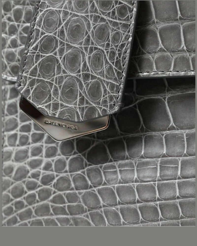 Balenciaga Alligator Leather Medium Shoulder Bag Shoulder Bags