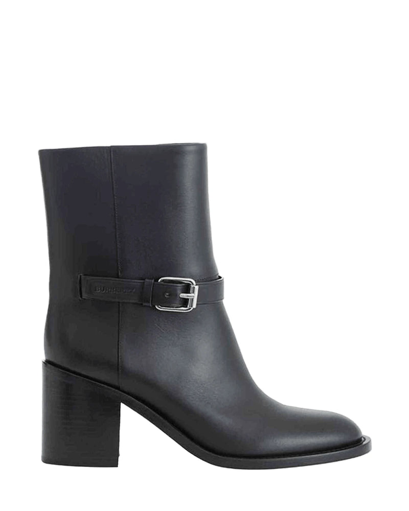 Burberry Leather Black Boot Glam Steals
