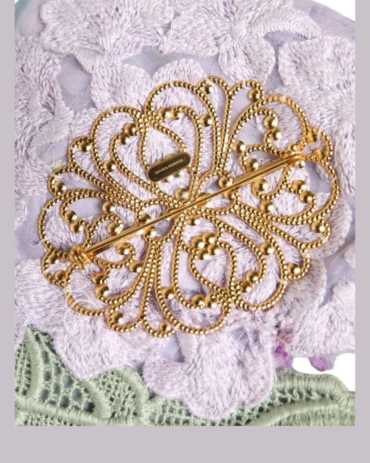 Dolce & Gabbana Multicolor Hydrangea Brass Pin Brooch Brooches & Lapel Pins