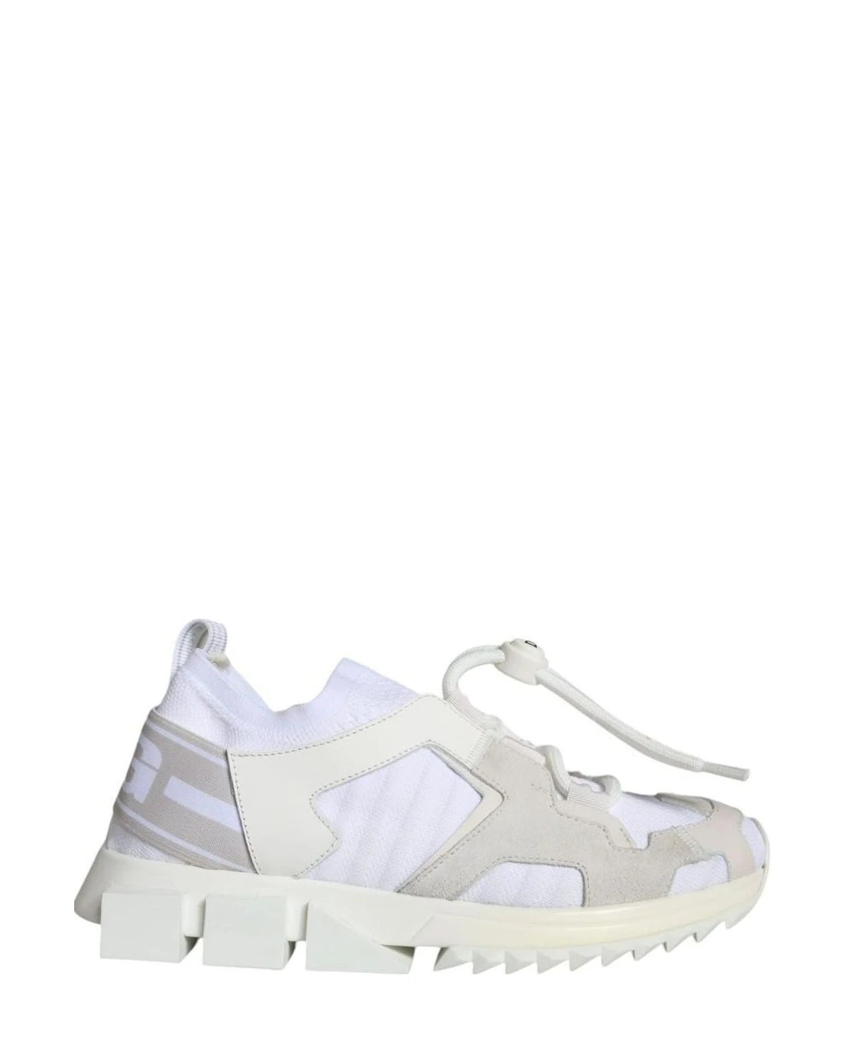 Dolce & Gabbana White Mesh Sorrento Trekking Sneakers Shoes Sneakers