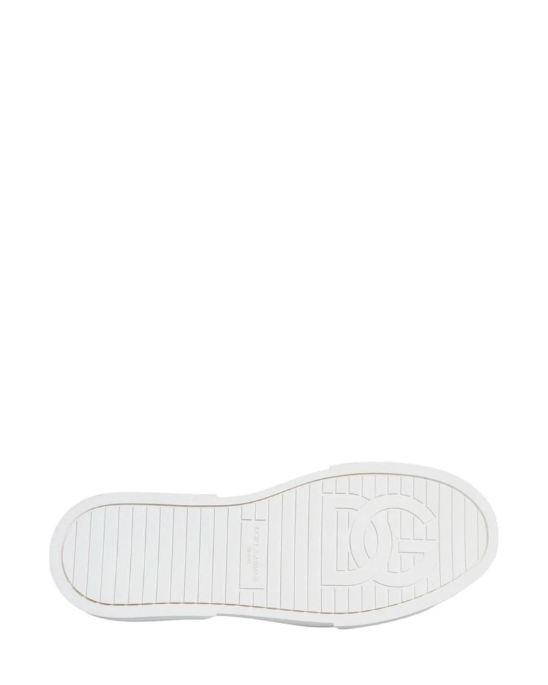 Dolce & Gabbana Pink Canvas Logo Low Top Sneakers Shoes Sneakers