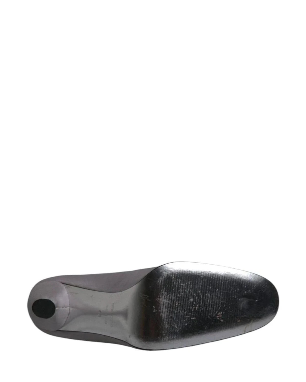 Dolce & Gabbana Gray Suede Leather High Heel Pumps Shoes Heels