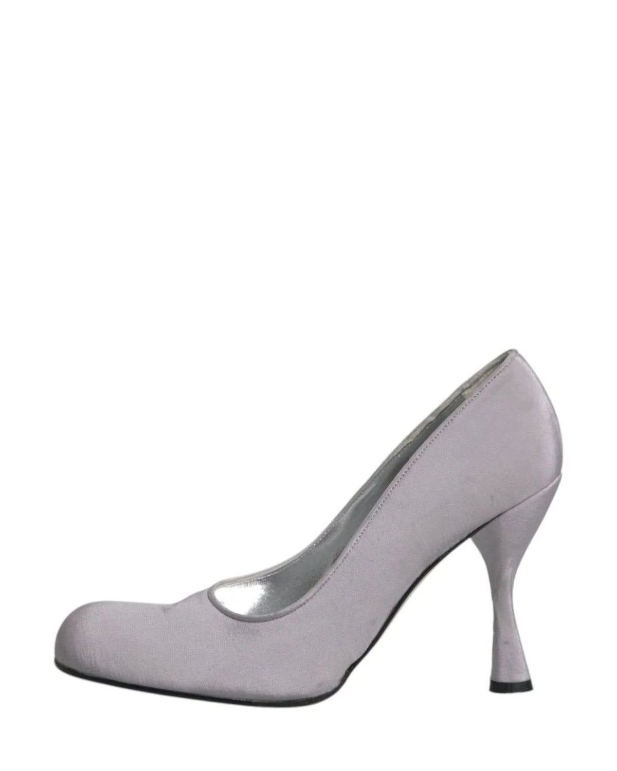 Dolce & Gabbana Gray Suede Leather High Heel Pumps Shoes Heels