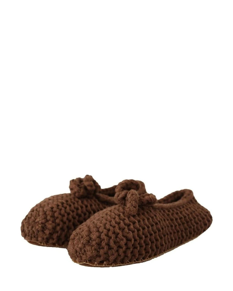 Dolce & Gabbana Wool Elegant Knit Ballerina Flats Flats
