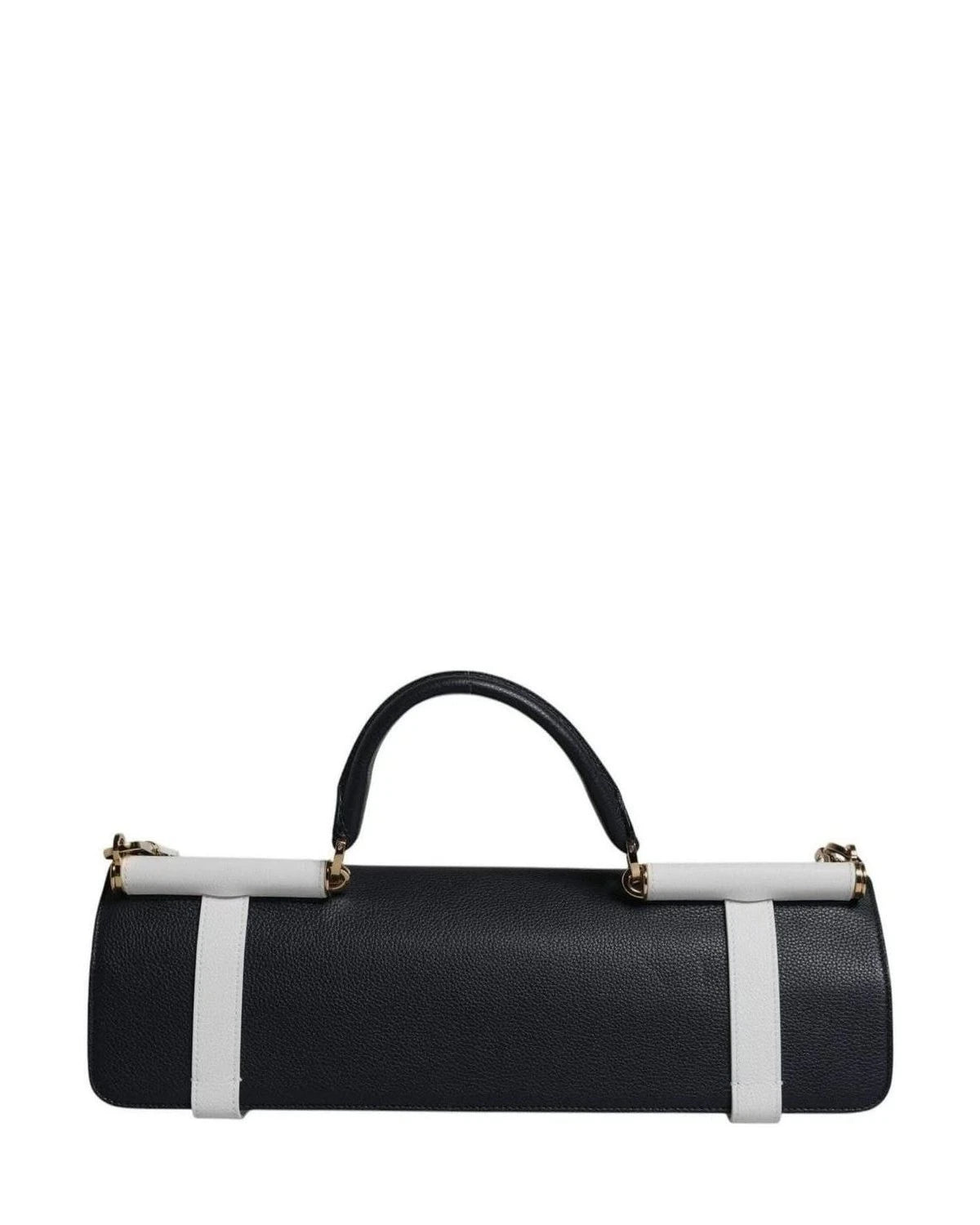 Dolce & Gabbana White Leather Calfskin Crossbody Shoulder Bag Shoulder Bags