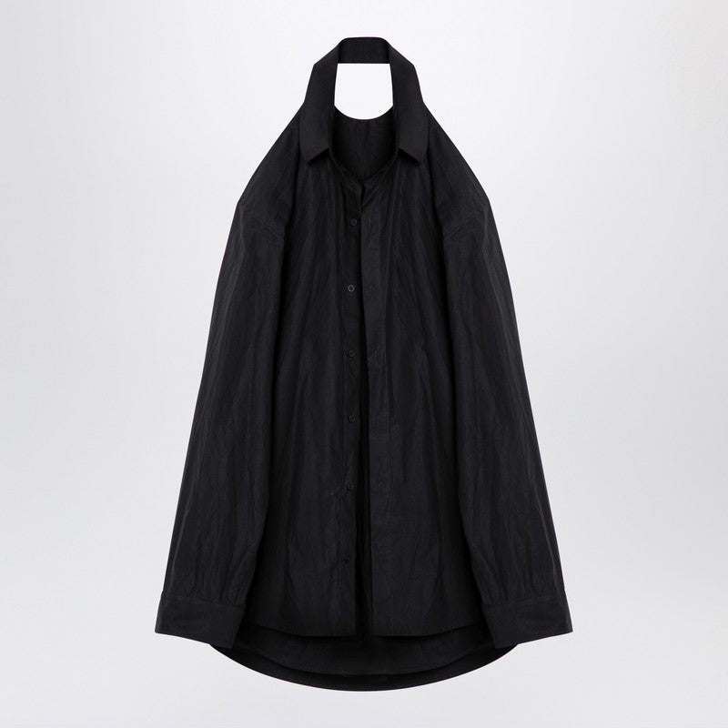 Balenciaga Black Suspended Shirt Effect Dress Glam Steals