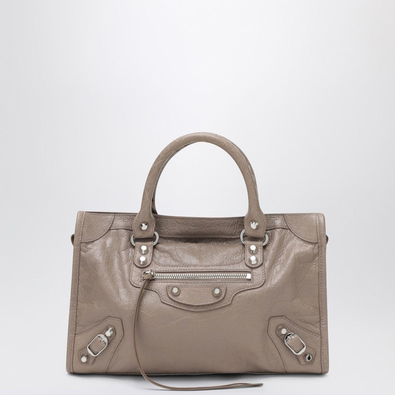Balenciaga Le City Small Tote Bag Sesame Coloured Glam Steals