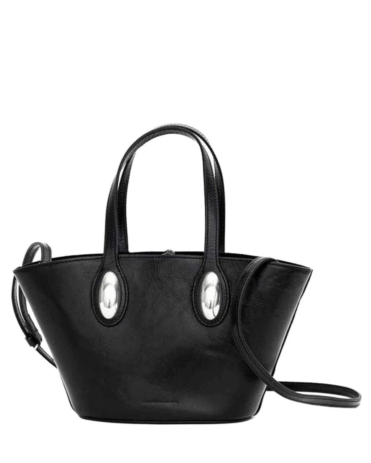 Alexander Wang Black Leather Shoulder Bag Glam Steals