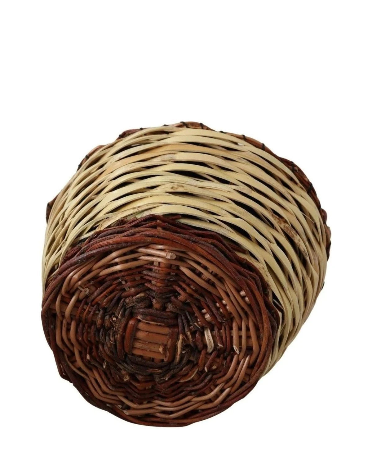 Dolce & Gabbana Beige Chic Wicker Basket Tote Bag Handbags