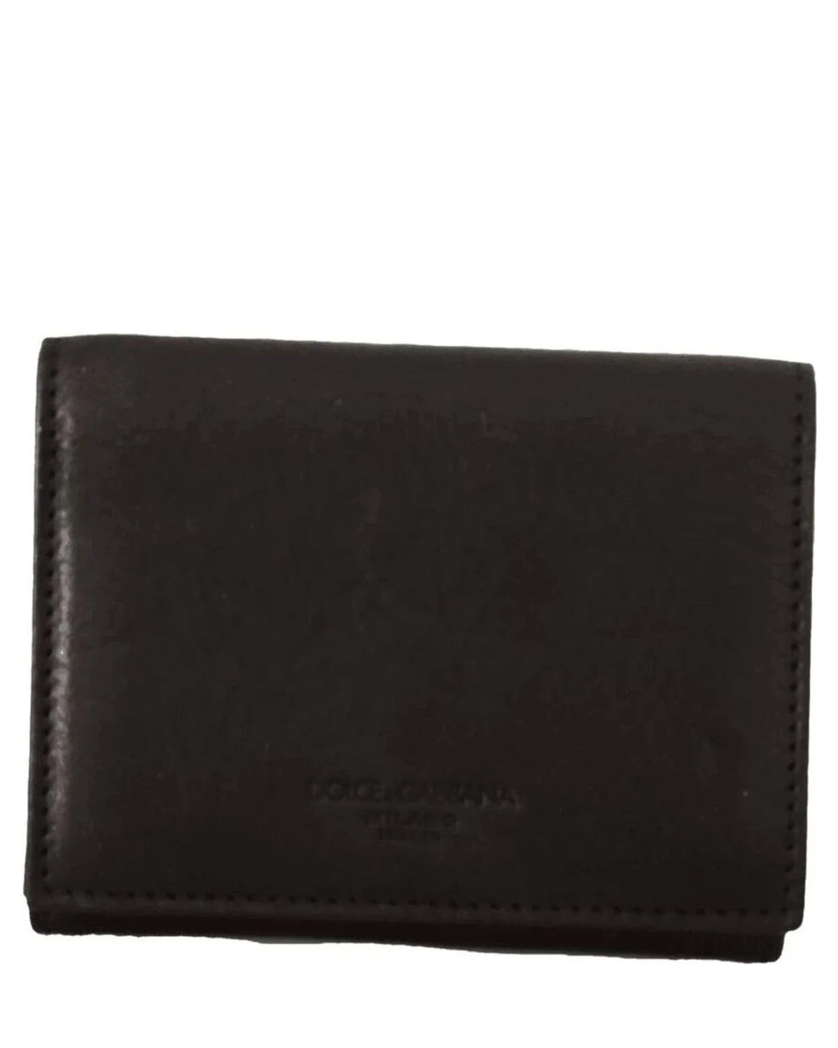 Dolce & Gabbana Leather Trifold Multi Kit Wallet Wallets