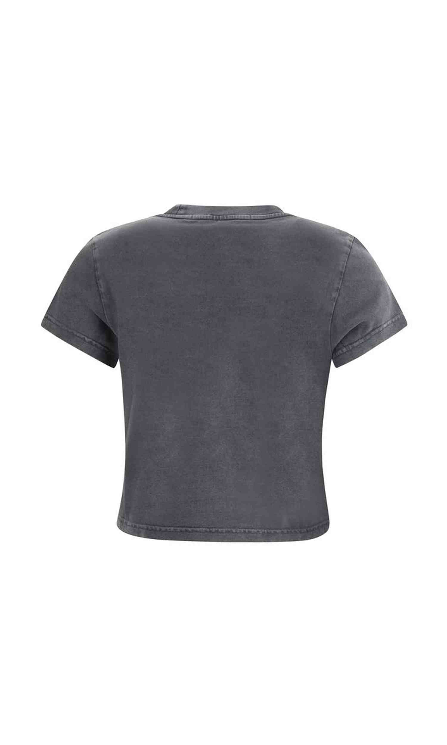 Alexander Wang Cropped T-Shirt Glam Steals