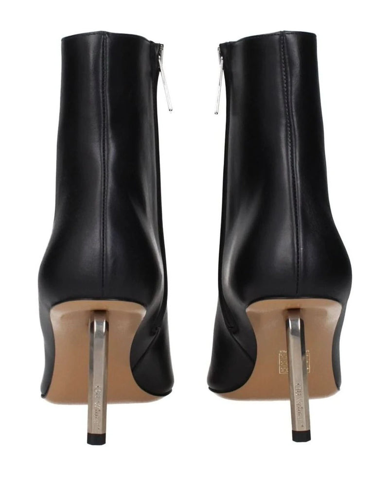 Off-white Leather Ankle Boots Boots