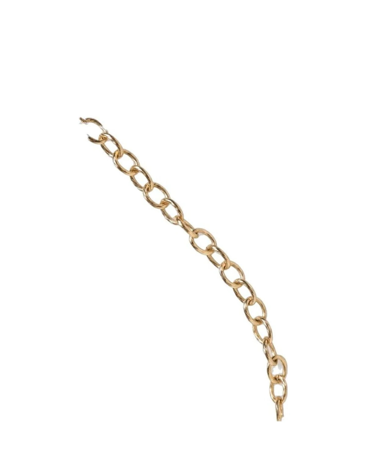 Dolce & Gabbana Gold Crystal Clock Pendant Statement Jewelry Necklace