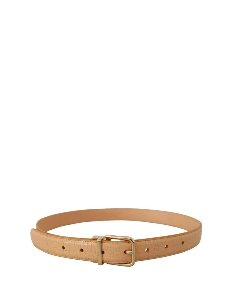 Dolce & Gabbana Belts in beige, Leather — view 3
