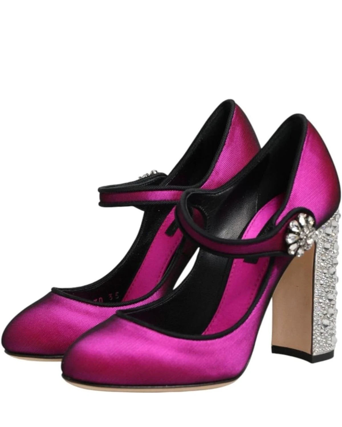 Dolce & Gabbana Pink Embellished High Heels Pumps Shoes Heels