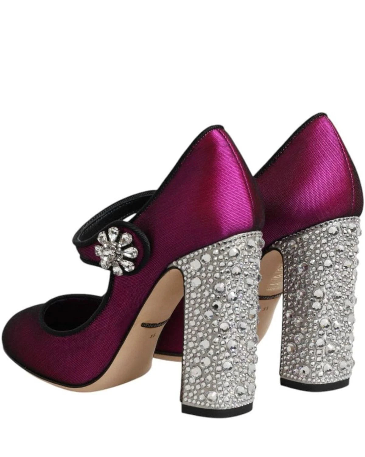 Dolce & Gabbana Pink Embellished High Heels Pumps Shoes Heels