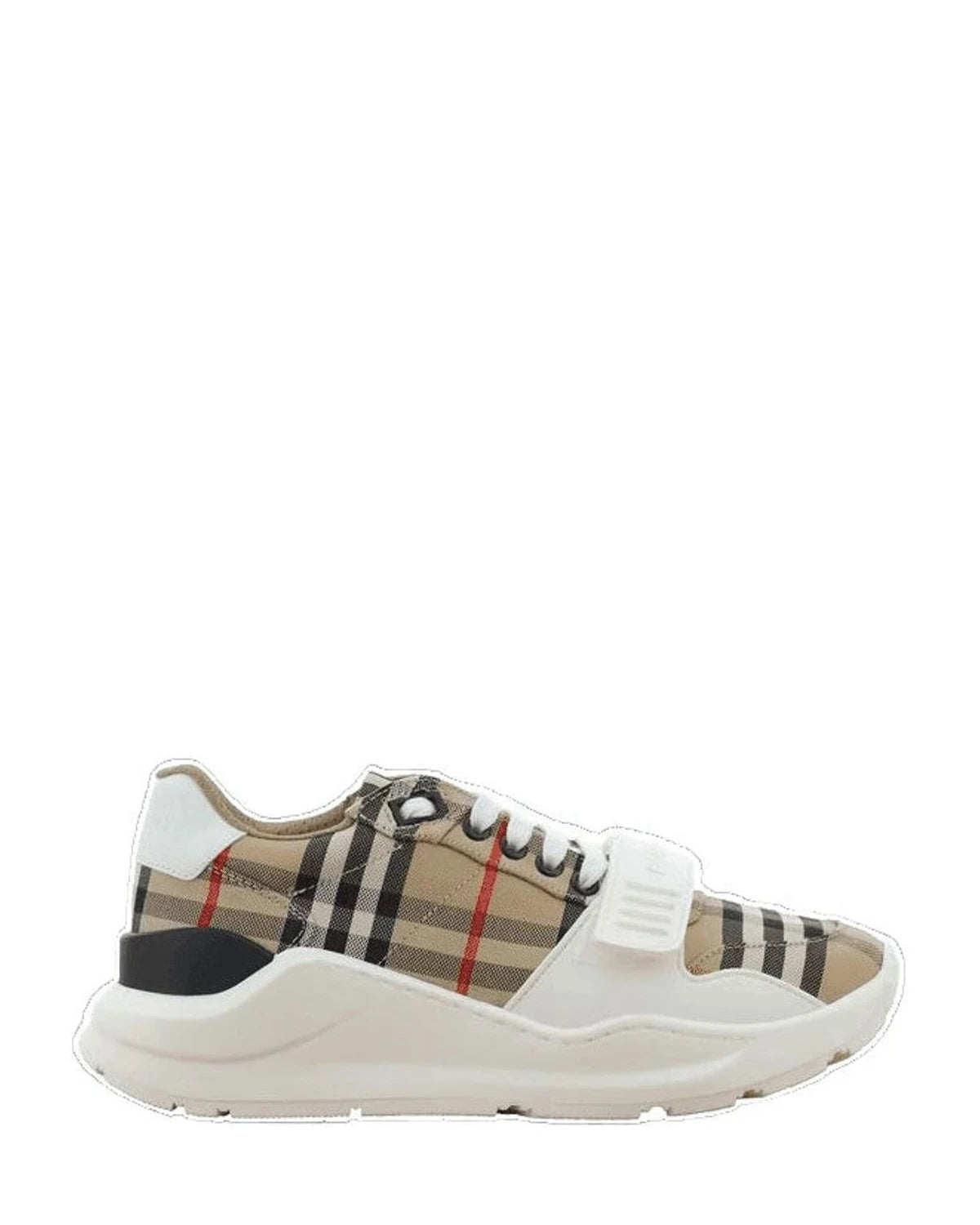 Burberry Beige Cotton Athletic Sneakers Sneakers