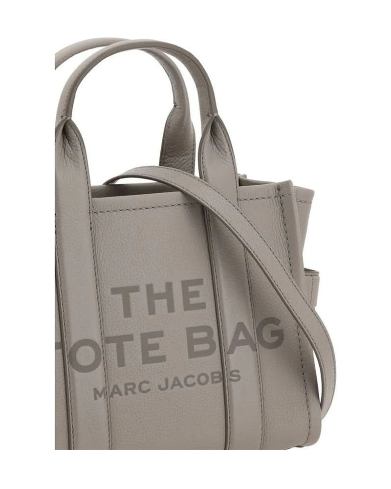 Marc Jacobs Gray Calf Leather Bos Taurus Handbag Shopper Bags
