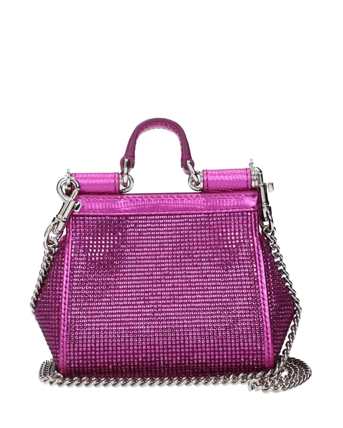 Dolce & Gabbana Pink Satin Handbag Handbags