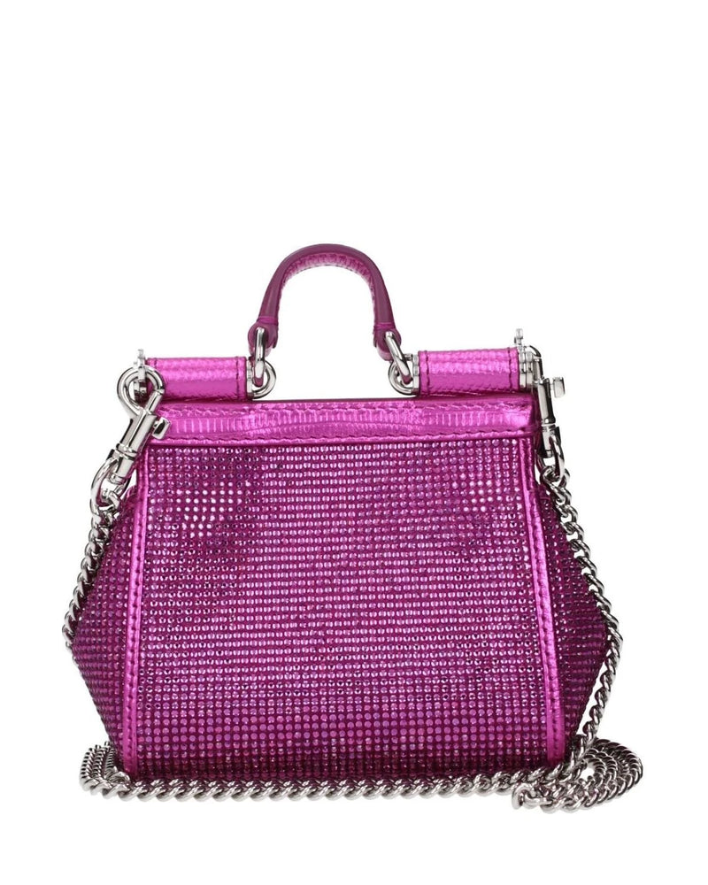 Dolce & Gabbana Pink Satin Handbag Handbags
