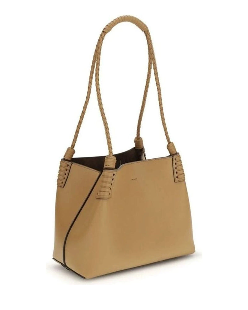 Etro Beige Calf Leather Bos Taurus Shoulder Bag Shoulder Bags