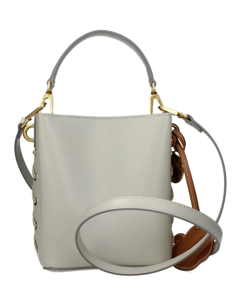 Stella Mccartney Gray Leather Handbag Handbags