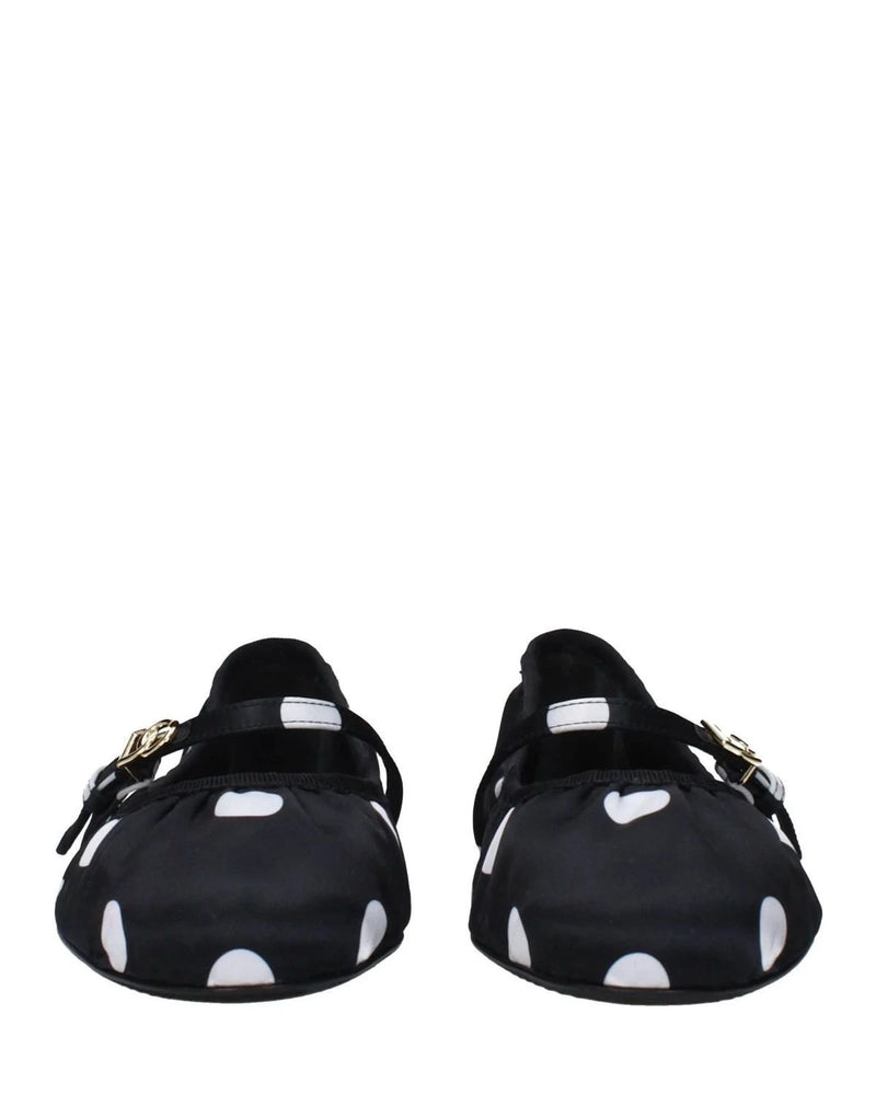 Dolce & Gabbana Black Ballet Flats Flats