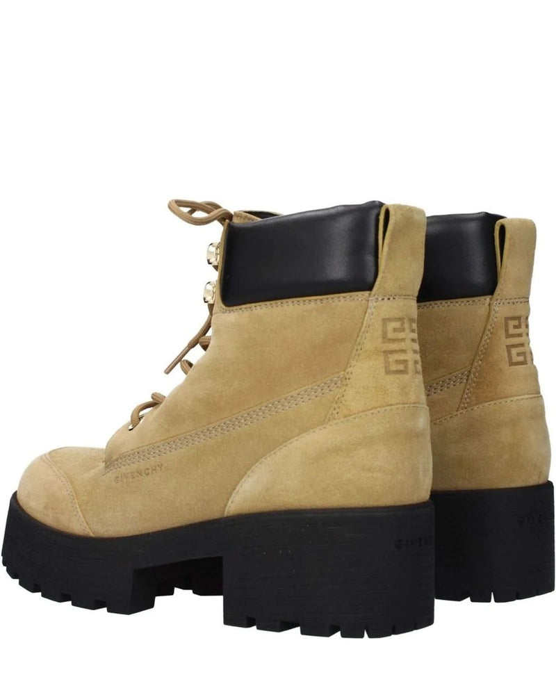Givenchy Brown Leather Ankle Boots Boots