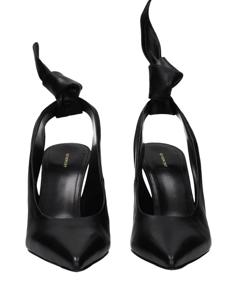 Givenchy Black Leather High Heel Pumps Heels