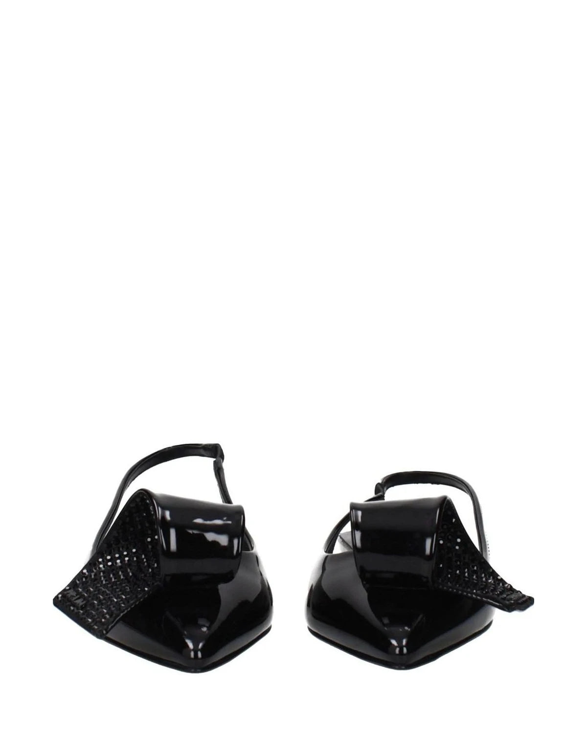 Prada Black Leather Flat Sandals Sandals