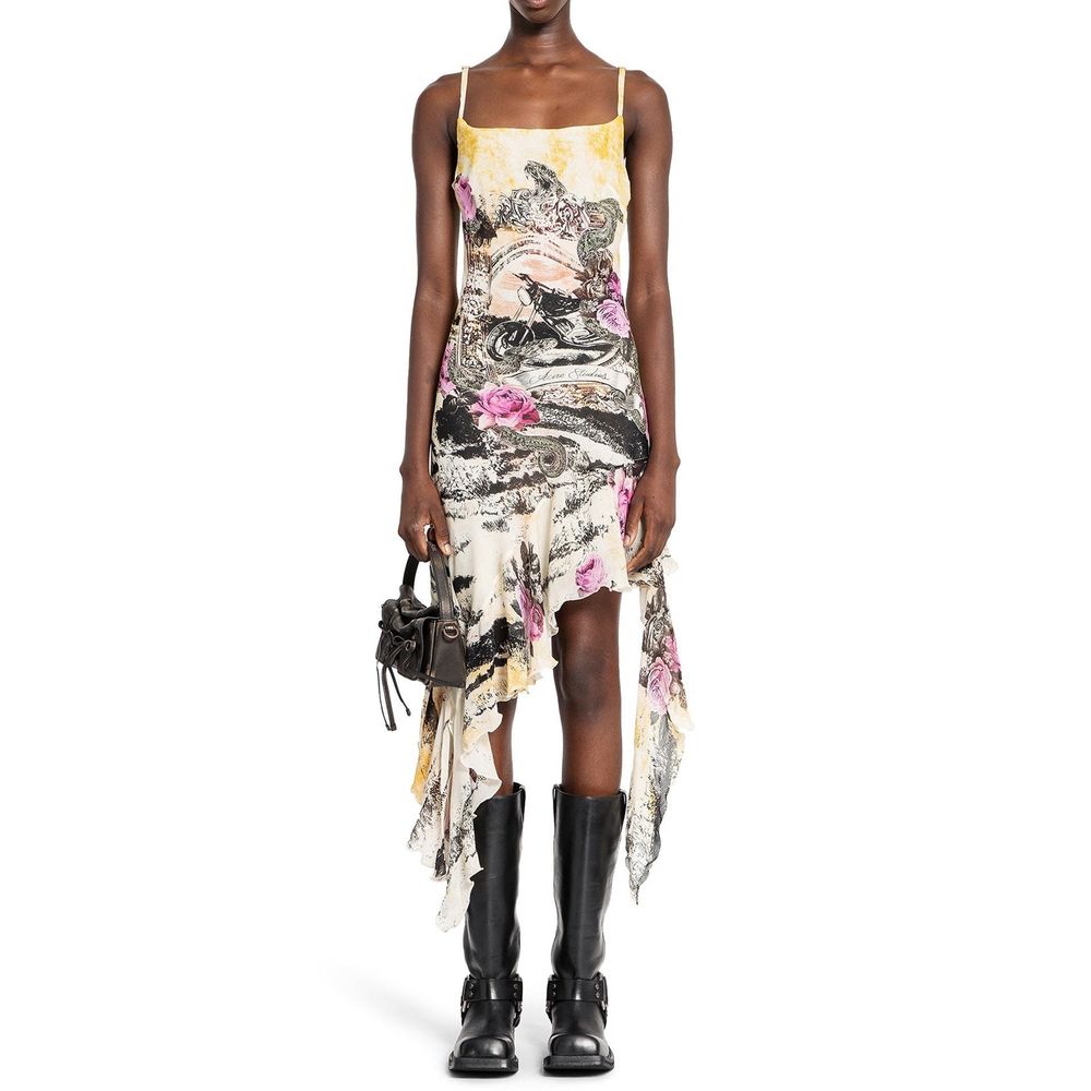 Acne Studios Printed Crepe Dress