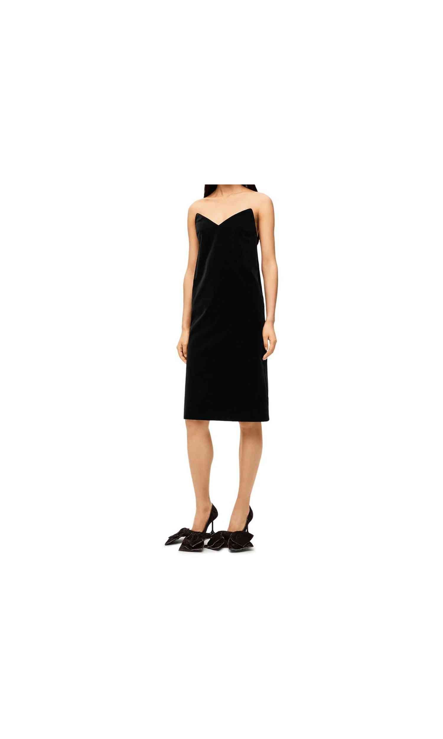 Loewe Velvet Bustier Dress