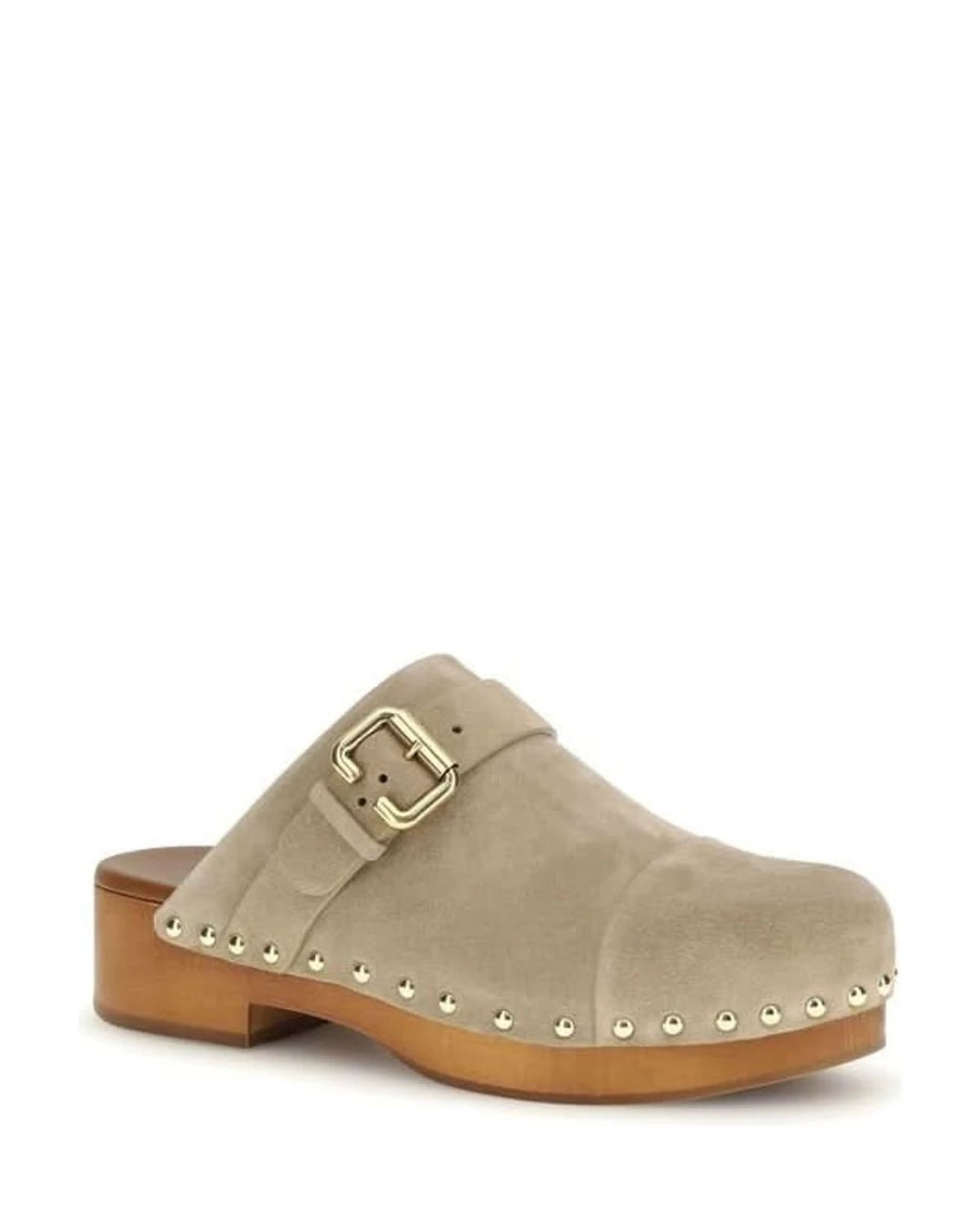 Chloé Beige Calf Leather Bos Taurus Clogs Flats