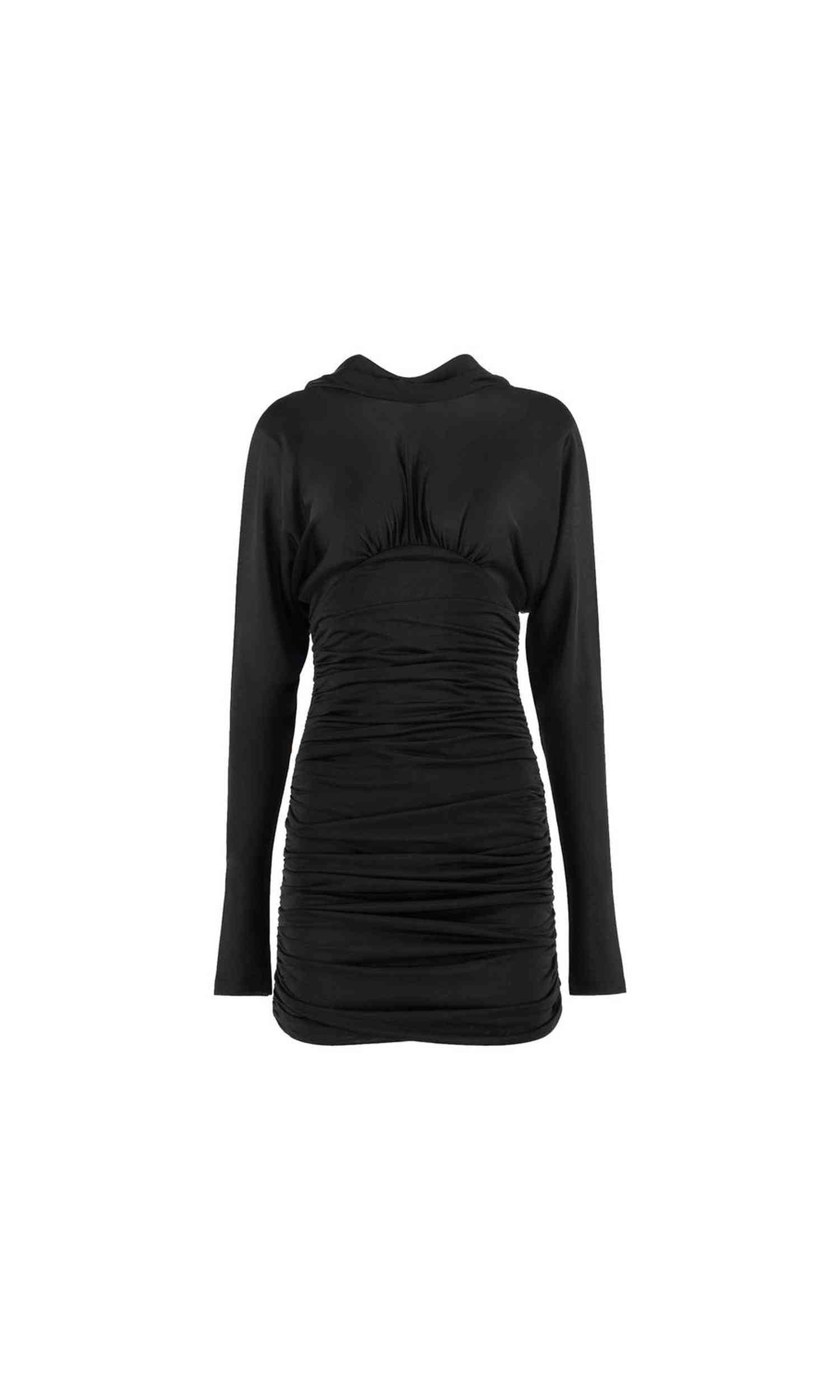 Saint Laurent Cowl Back Mini Dress