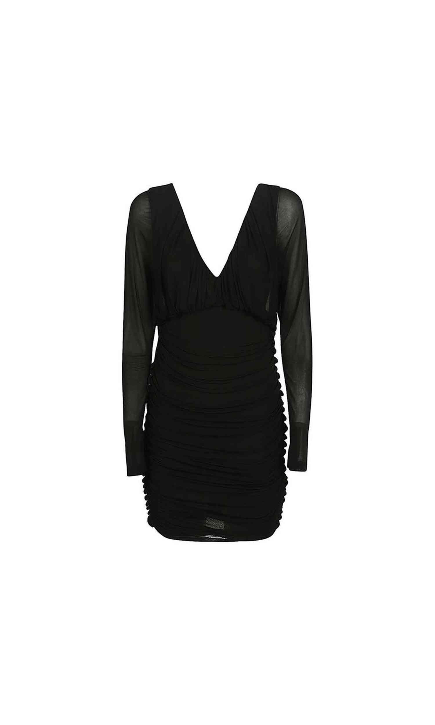 Saint Laurent Mini Draped Dress