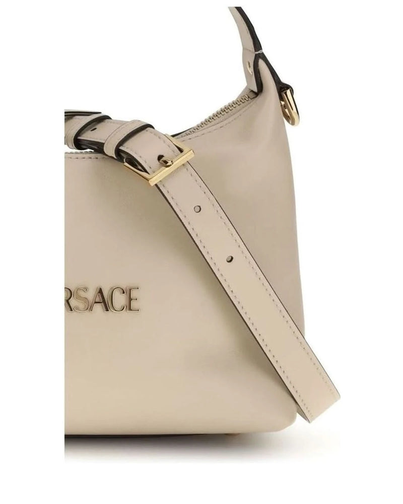 Versace Leather Cream Calf Bos Taurus Shoulder Bag Hobo Bags