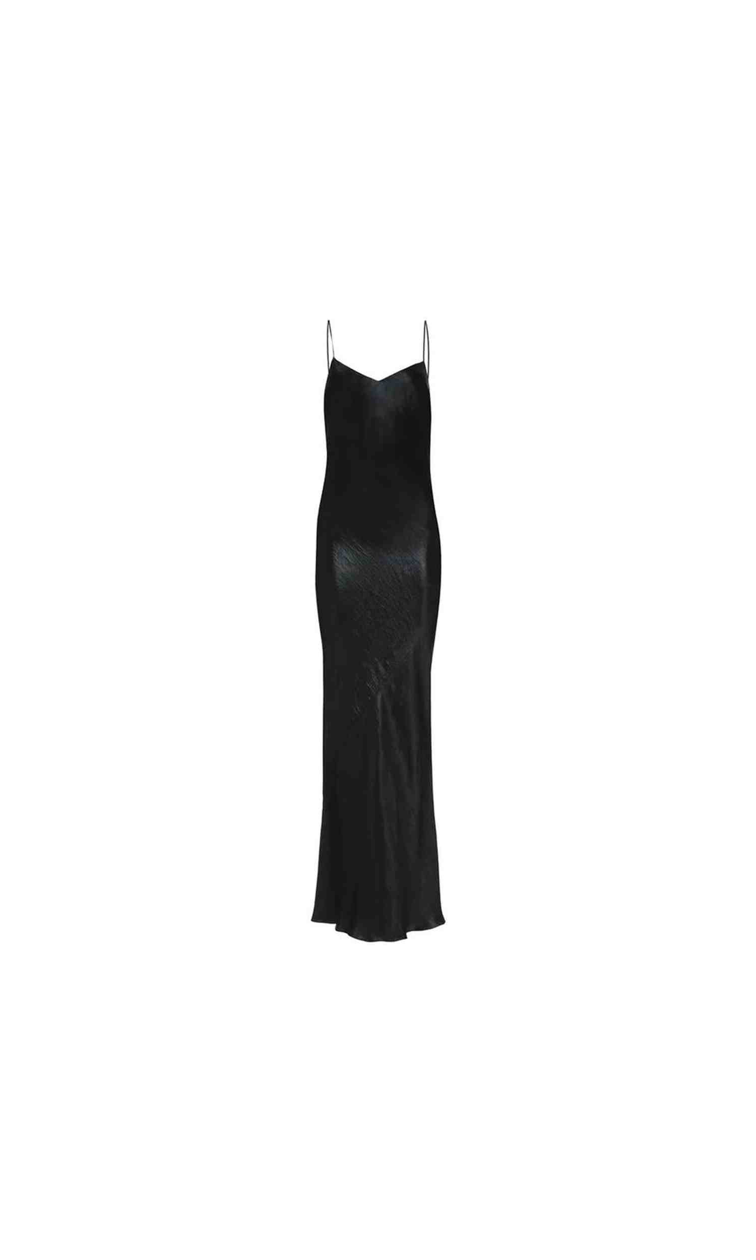 Saint Laurent Satin Long Dress