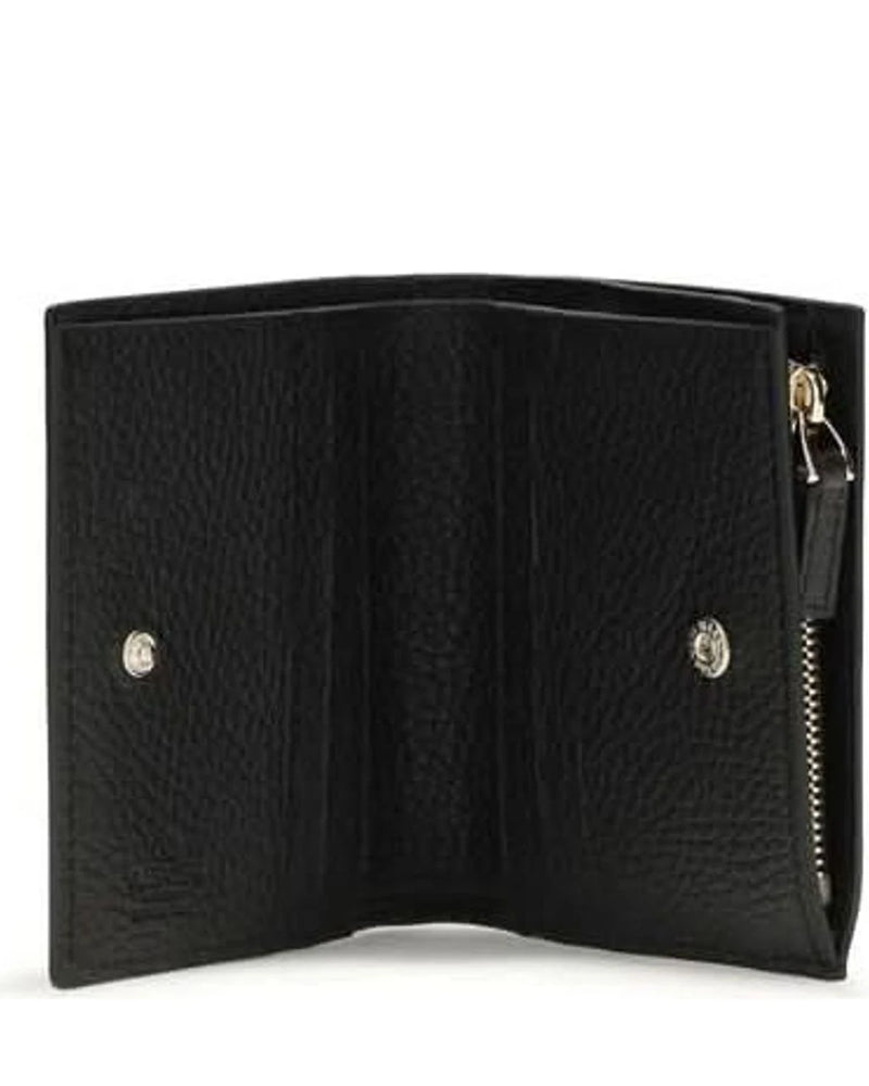 Valentino Garavani Black Lamb Ovis Aries Wallet Wallets
